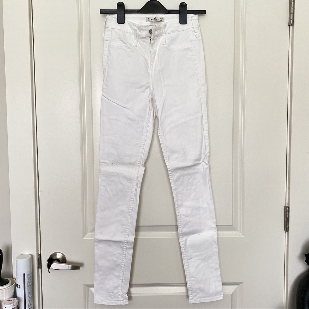 Hollister white jeans